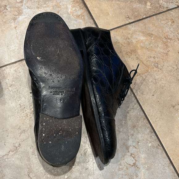 Lorenzo Banfi Man’s Italian Shoe Crocodile Dressing size 8 - Picture 13 of 16